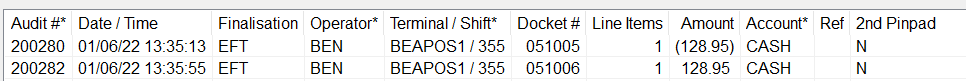 Manual Fuel Sales