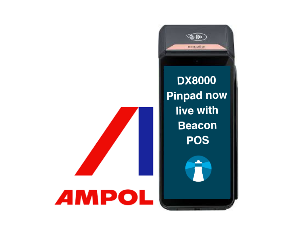 Ampol DX8000 Pinpad now available with Beacon POS