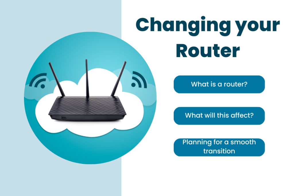 Changing the router at your site